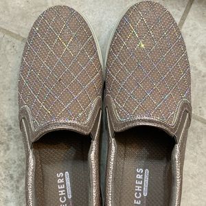 Skechers Memory Foam Blingy Rose Gold — Worn once